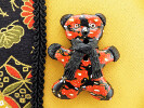 Bouton Nounours Rouge Kyoto