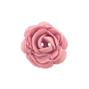 Bouton grosse rose rose