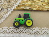 Bouton tracteur vert John Deere