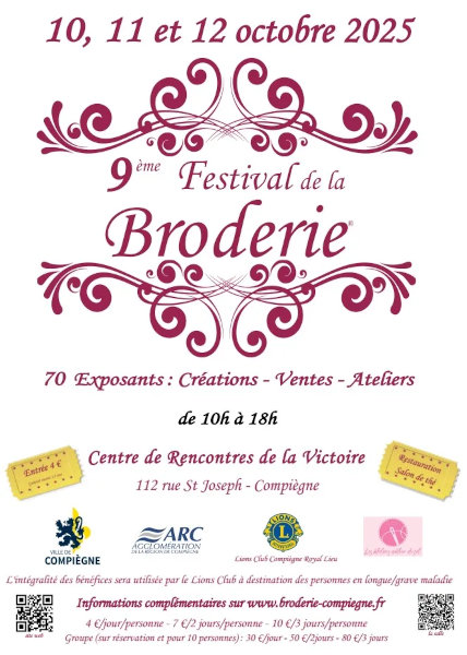 Festival de la broderie Compigne 2025
