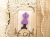 Bouton mannequin couture violet