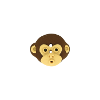 Bouton tête de singe