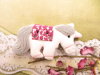 Bouton licorne rose