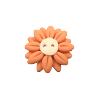 Peach fleur boutons 20 mm Boutons Fleur Boutons 2b1691 