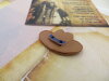 Bouton chapeau de cowboy