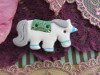 Bouton licorne Aventurine