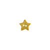 Bouton petite étoile dorée