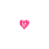 Bouton coeur fuchsia