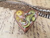 Bouton coeur Steampunk hippocampe