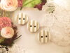 Bouton petit rond Shabby chic beige