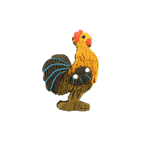 Bouton coq doré