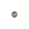 Bouton rond marron noeud noir 13mm