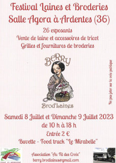 Festival Laines et Broderies  Ardentes 2023