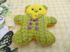 Bouton en forme de nounours Olivette