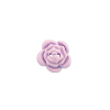 Bouton rose violette stylisée