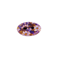 Bouton Ovale violet
