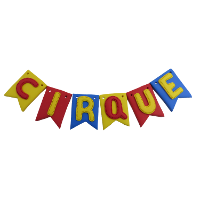 Boutons lettres CIRQUE