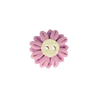 Bouton fleur marguerite mauve
