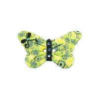Bouton papillon Millefiori