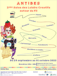 Salon des Loisirs Cratifs autour du Fil Antibes 2023