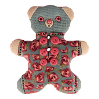 Bouton Nounours Rose