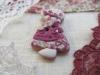 Bouton fille Sunbonnet Romantique