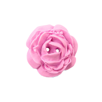 Bouton grosse rose rose tendre