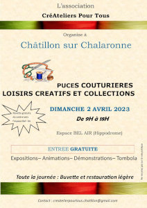 Puces des couturières, Chatillon-sur-Chalaronne 2023